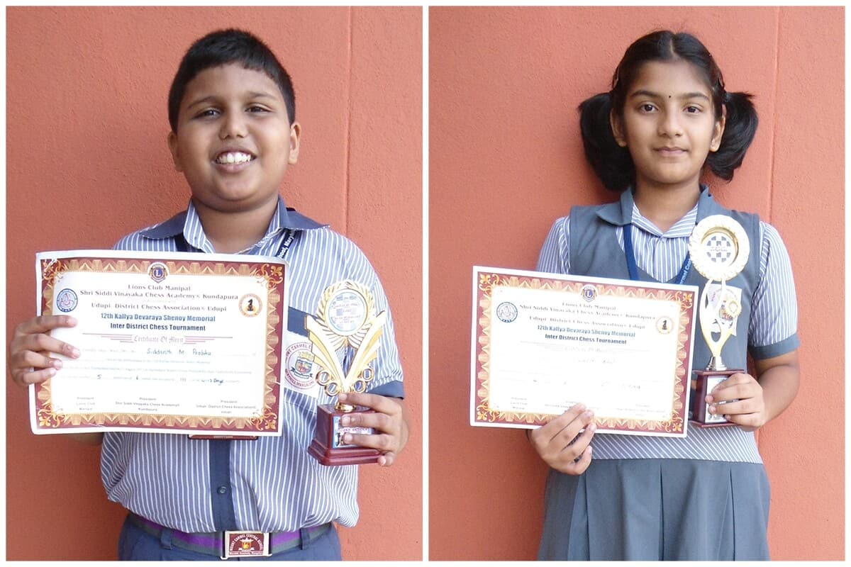 Inter-district Chess Winners