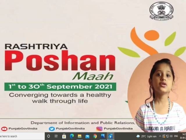 Celebration of “Rashtriy Poshan Maah”