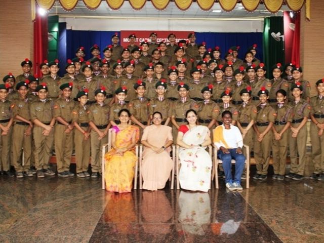 Awarding ceremony of “A Certificate” to the NCC Cadets
