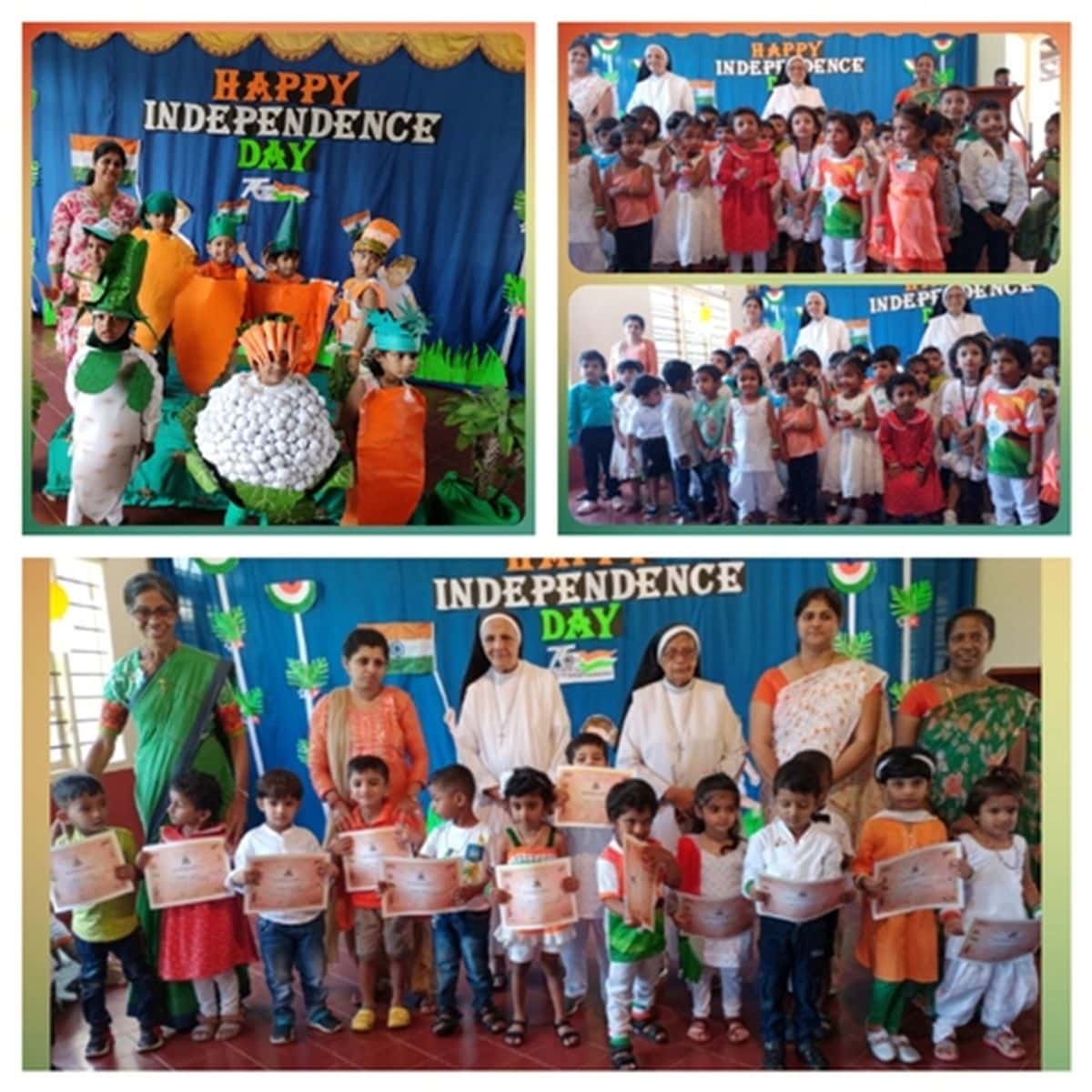 Azadi Ka Amrit Mahotsav by Nursery kids