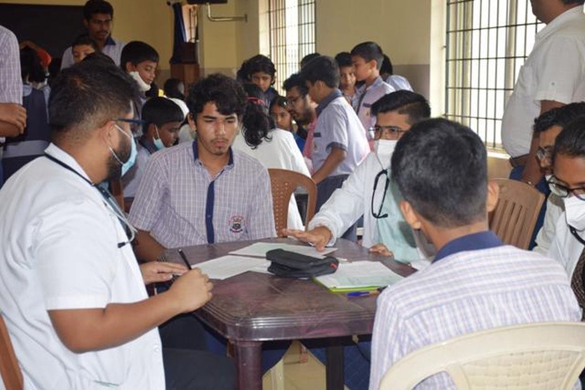 Annual Health Checkup held for the Students