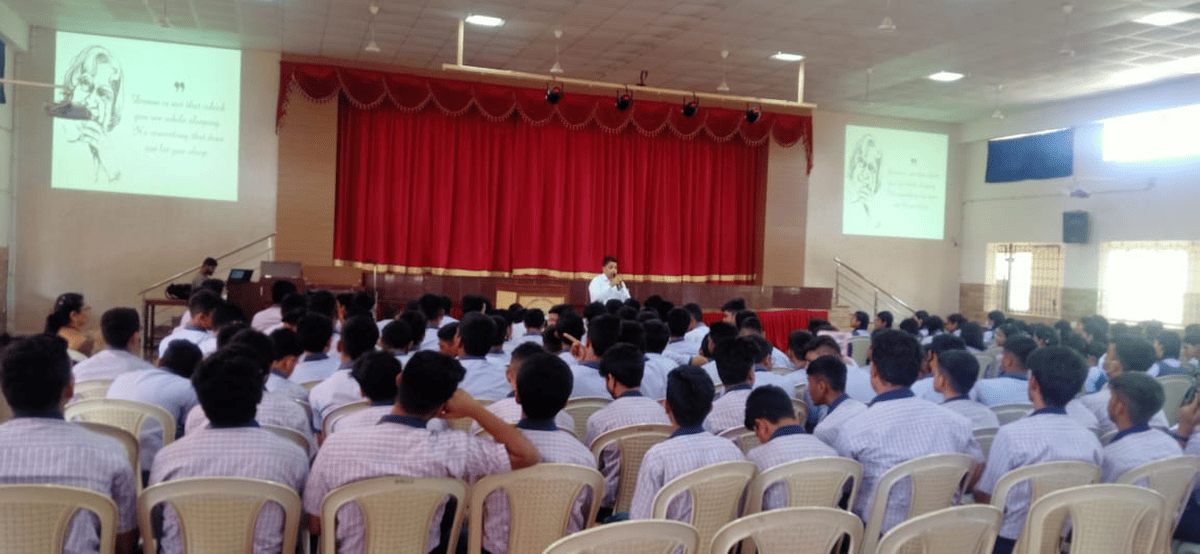 Session on “Live your Dream” organized for grade X and XII