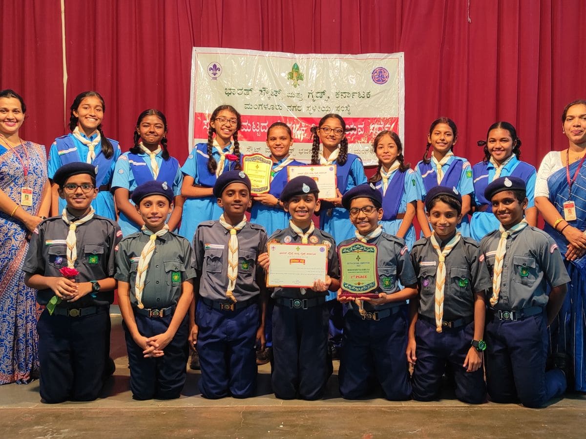 Our Scouts & Guides at Bharat Scouts and Guides Competitions