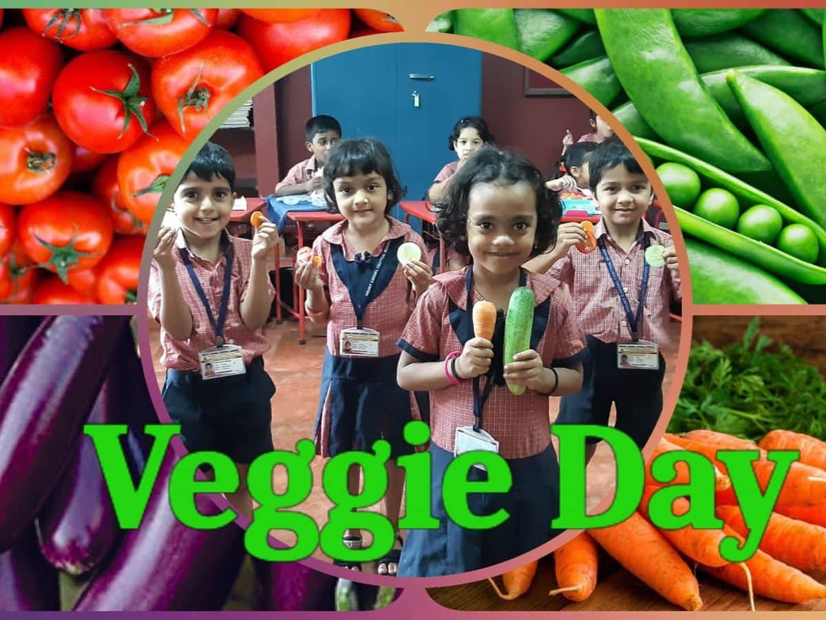 UKG Children celebrate Veggie Day