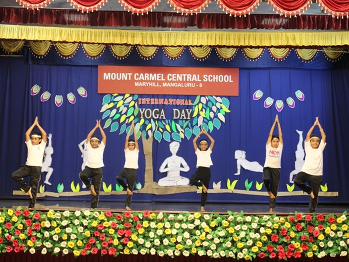 Our Primary students celebrate International Yoga Day