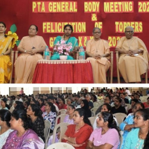 PTA General Body Meeting and Felicitation Ceremony for Grade X & XII Board Toppers