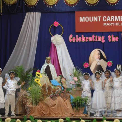 Students and Staff celebrate the School Feast, the Feast of Mary, Mother of Carmel