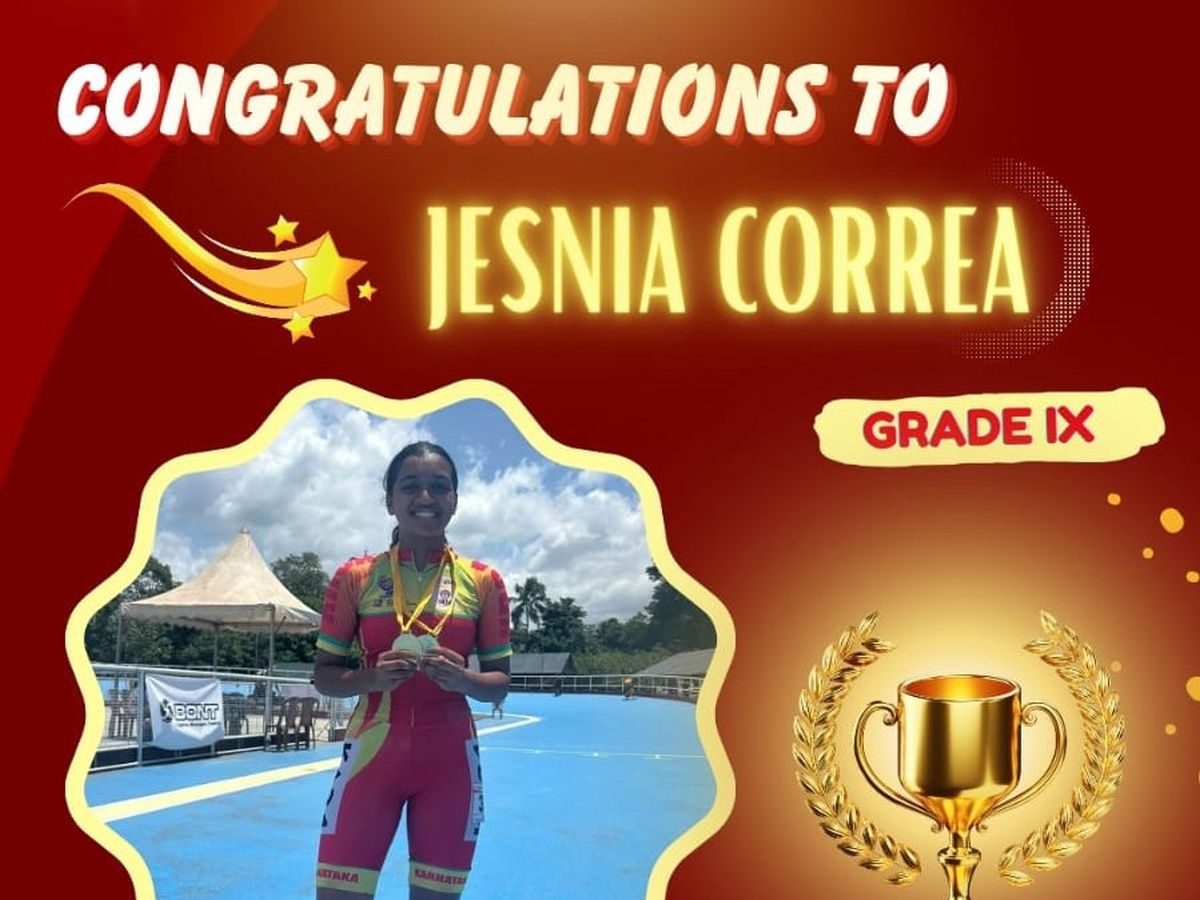 Jesnia Correa Strikes Double Gold at CBSE South Zone II Skating Championship 2025