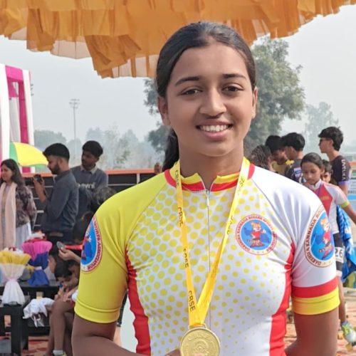 Golden Girl Jesnia Correa Strikes Gold again at CBSE National Skating Championship 2025
