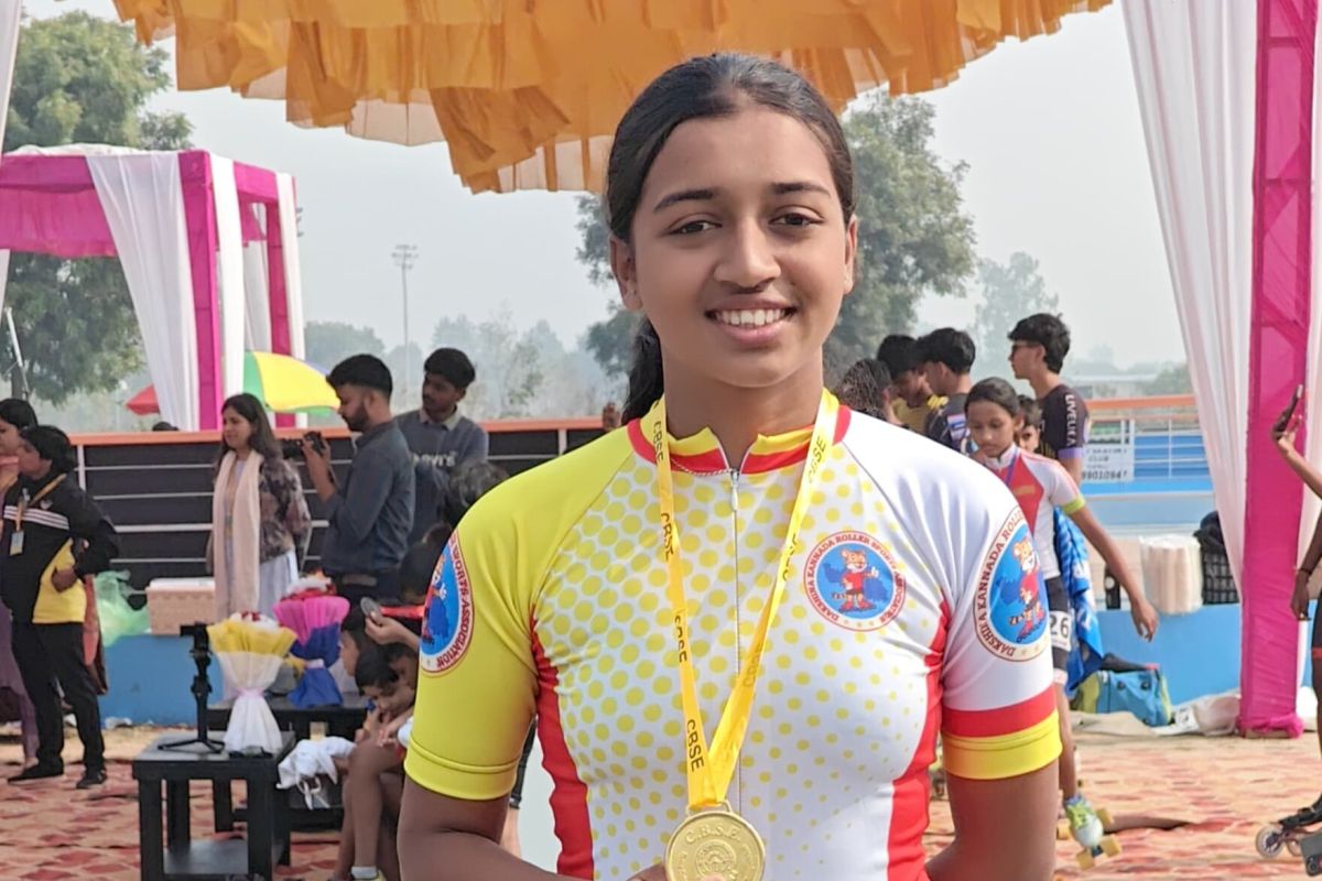 Golden Girl Jesnia Correa Strikes Gold again at CBSE National Skating Championship 2025