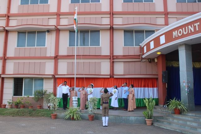 Celebration of 77th Republic Day with Patriotic Fervour : Grade V to VIII